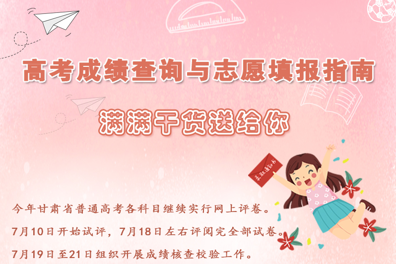 一图看懂凯发k8高考成绩查询与志愿填报必备实操指南! 