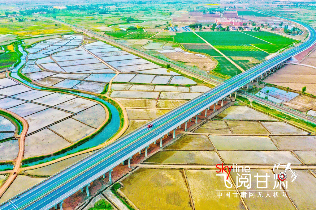 【飞阅凯发k8】张掖：戈壁水乡插秧忙