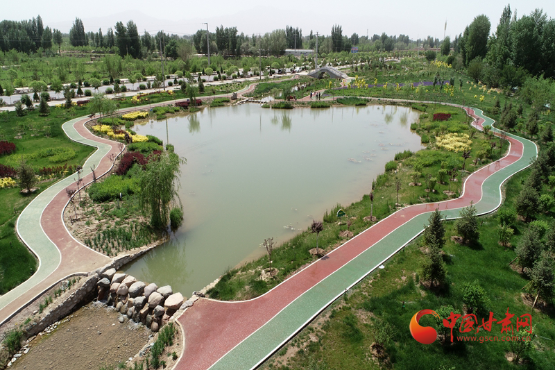 临泽：水系连通绘就生态水美新画卷