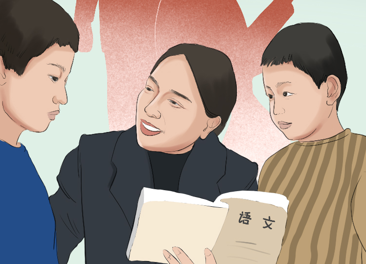 手绘|【2022全国两会代表履职风采】初心不改的乡村教育“坚守者”董彩云